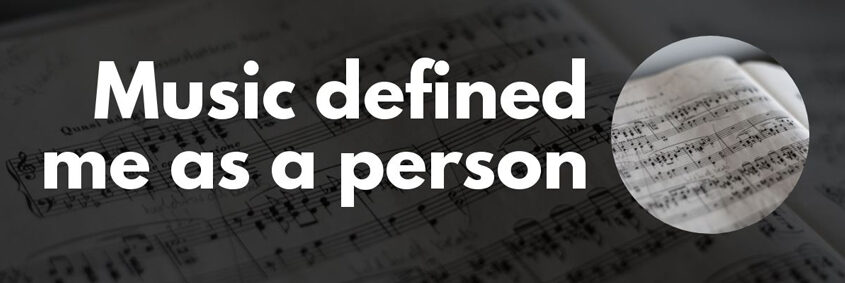Music defined me as a person with dyslexia